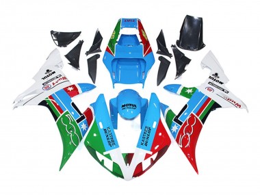 500 Light Blue 2002-2003 R1 Motorcycle Fairing