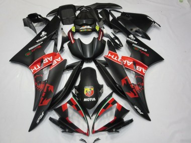 Abarth Matte Black 2006-2007 R6 Motorcycle Fairing