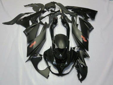 Black 2009-2012 ZX6R Motorcycle Fairing