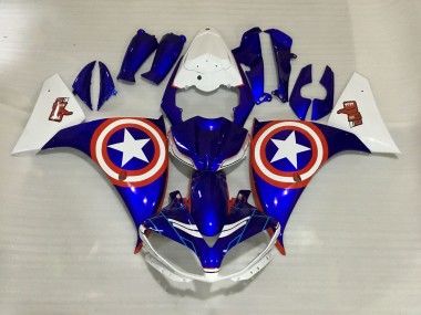 Captain America 2009-2011 R1 Motorcycle Fairing