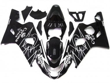 Gloss Black Corona Style 2004-2005 GSXR 600-750 Motorcycle Fairing