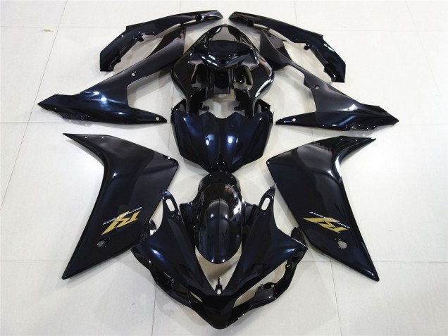 Gloss Black Gold 2007-2008 R1 Motorcycle Fairing