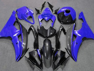 Gloss Blue and Carbon 2008-2016 R6 Motorcycle Fairing