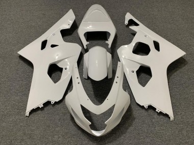 Gloss White 2004-2005 GSXR 600-750 Motorcycle Fairing