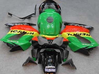 Green Repsol 2002-2012 VFR800 Motorcycle Fairing