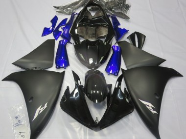 Matte Black & Blue 2009-2011 R1 Motorcycle Fairing