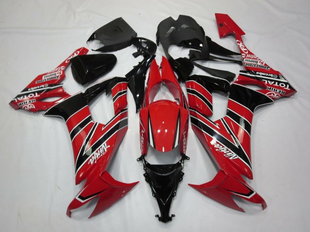 Red Black 2008-2010 ZX10R Motorcycle Fairing