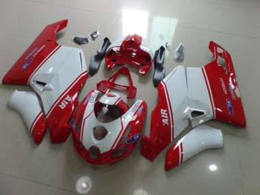 Red and White 2003-2004 Ducati 749 999 Motorcycle Fairing