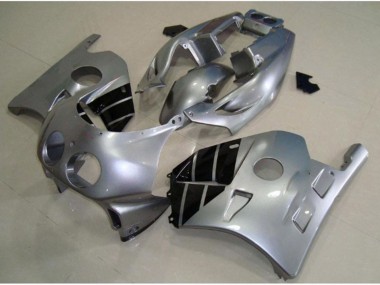 Silver and Black 1990-1998 CBR250RR Motorcycle Fairing