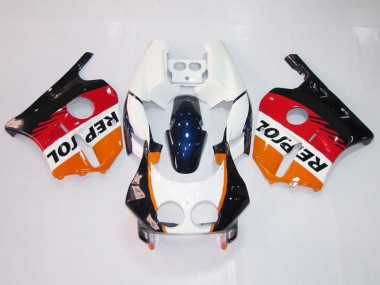 White Repsol 1990-1998 CBR250RR Motorcycle Fairing