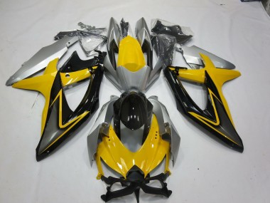 Yellow Black 2008-2010 GSXR 600-750 Motorcycle Fairing